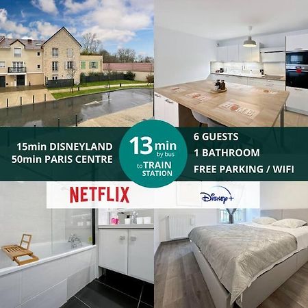Le Cosy Villeneuve - Appartement Cosy Pour 6 A Disneyland Paris Kültér fotó